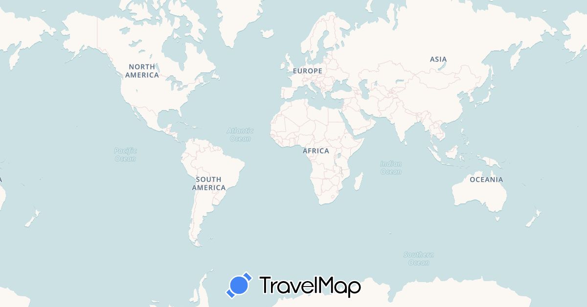 TravelMap itinerary: plane, hiking, 29/09, 30/09, 01/10, 28/09 in France, Réunion (Africa, Europe)